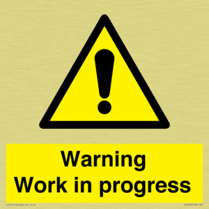 Warning Work in progress